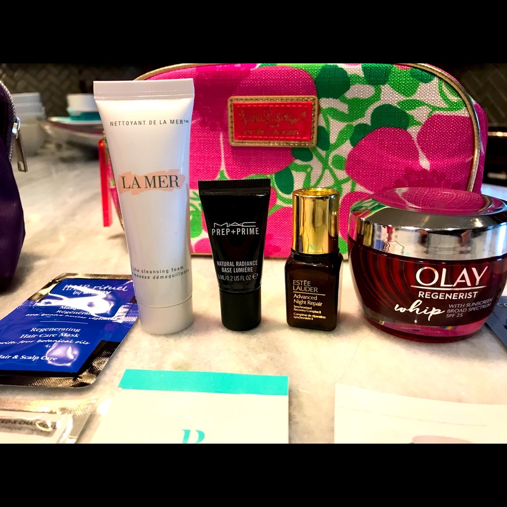 Pulitzer/Chanel/La Mer 16 pc makeup bags/kits NWT